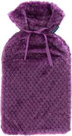 Charger l'image dans la galerie, La bouillotte douceur pour vos soirées cocooning et vos règles douloureuses. Combattez le SPM, le syndrome prémenstruel avec la chaleur sur le pubis, le dos, les lombaires. Bouillottes violette