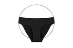 Charger l'image dans la galerie, Une culotte fine, sans couture et jolie ! Noire et discrète, elle vous protège sans que vous la voyez. Absorbante, elle est efficace toute la journée ! Seule sur cintre