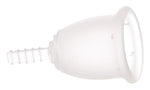 Charger l'image dans la galerie, FleurCup, la cup qui s'adapte à toutes. Pas chère, simple et efficace, la petite taille fait qu'elle s'adapte toute les morphologies. La coupe menstruelle sans colorant en plastique non teinté !