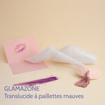 Charger l'image dans la galerie, Pisse-debout réutilisable en bioplastique, fabriqué en France. L'allié des festivals, des randonnées et des toilettes sales. Il vous évite des positions douloureuses et acobatiques. Pisse debout, urinoir féminin, urinoir pour femme, efficace et transportable. translucide à paillettes