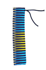 Charger l&#39;image dans la galerie, Une pochette bleue pour brosse à dents afin de l&#39;emporter partout avec vous. 100% coton et 100% made in France, laissez vous tenter !
